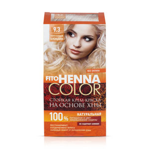 Krémová farba na vlasy Henna color  9.3  PERLEŤOVÁ  BLOND - Fitokosmetik - 115ml