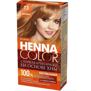 Krémová farba na vlasy Henna color 7.3 KARAMEL - Fitokosmetik - 115ml