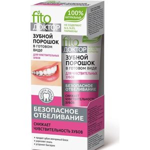 Zubný prášok vo forme pasty na citlivé zuby „Fitodoktor“ - Fitokosmetik - 45 ml