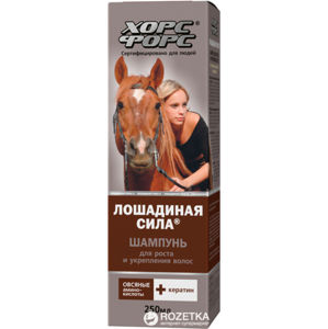 HorseForce Šampónový prostriedok pre rast na báze keratínu ovsa, posilňujúci - Konská sila - 250 ml