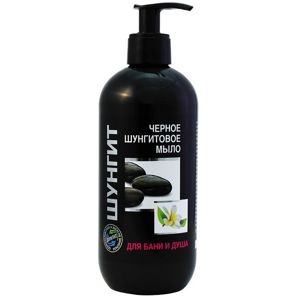 Čierne sprchové mydlo šungit - Fratti -  500ml