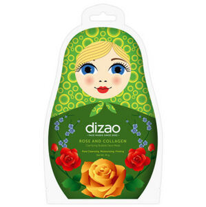Pleťová penivá čistiaca maska ​​s extraktom z ruží a kolagénom - Dizao - 25 g