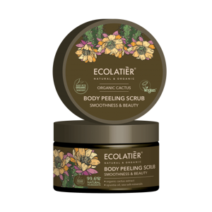 Telový peeling Kaktus - vyhladenie pokožky -  EcoLatier Organic - 250 ml