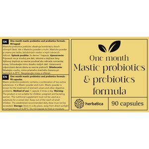 Masticha PROBIOTICS & PREBIOTICS - 90 kapsúl - Herbatica