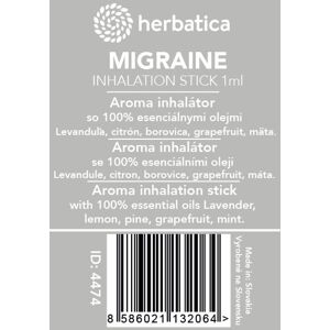 Nosný inhalátor Migréna - 1ml - Herbatica
