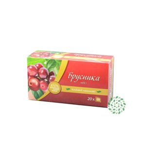Brusnicový čaj porciovaný- Firma Kima - 20x1,5g