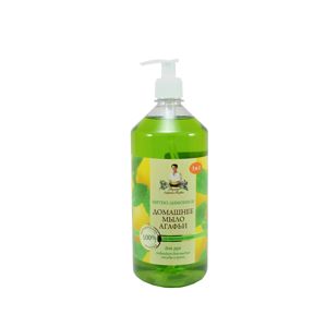 Prírodné domáce mydlo s mätou a citrónovým olejom 3v1 - Babička Agafia -1000ml