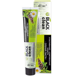 Belita Black clean bieliaca zubná pasta s komplexnou ochranou s liečivými bylinami - 85 g