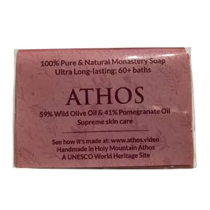 Athos Prírodné kláštorné mydlo Granátové jablko 100 g