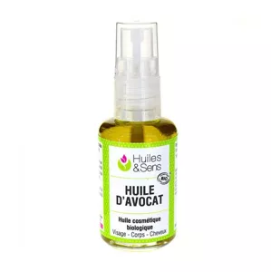 Huiles & Sens Bio avokádový olej, 30 ml