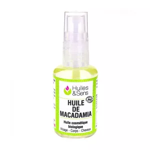 Huiles & Sens Bio makadamiový olej 100 ml